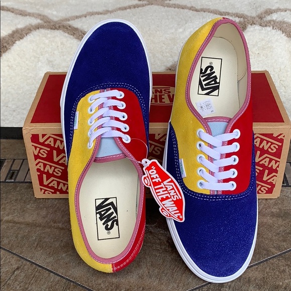 •VANS AUTHENTIC SUNSHINE Multi/True White Men’s - Picture 11 of 16